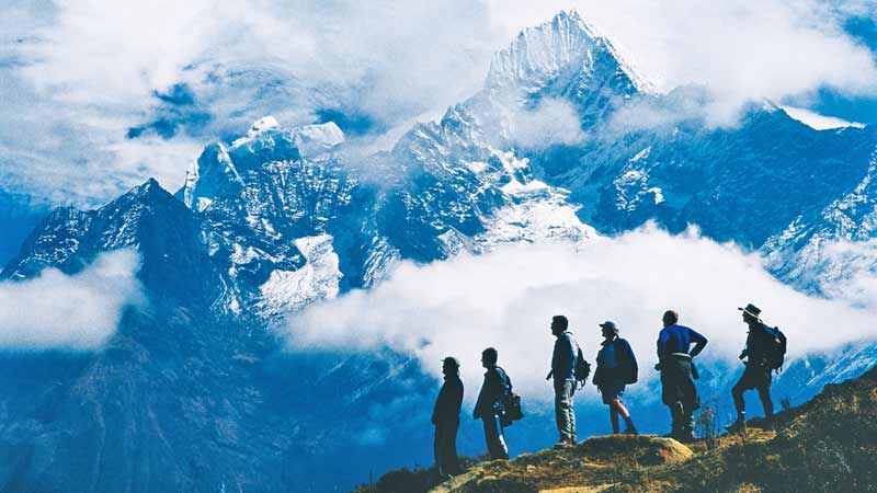 triund trek snowline